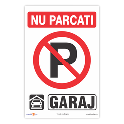 indicator nu parcati garaj <span class=